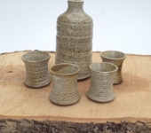 wood fired sake set (sold)